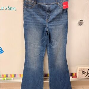 SPANX Women's Flare Jeans in Classic Blue